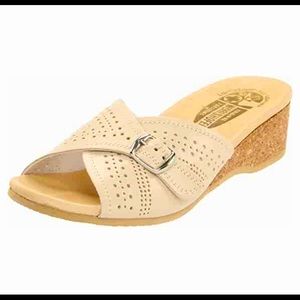 WORISHOFER 251 BEIGE WOMEN'S WEDGE SANDAL 37 US 7
